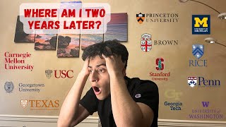 College Decision Reactions  Rejected From EVERYTHING Ivies T20s amp more watch till end [upl. by Jordon398]