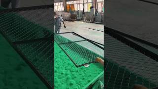 Protection net powder coating process [upl. by Pennie]