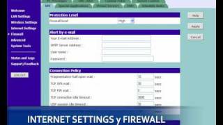 CONFIGURACION WEB ROUTER WIRELESS ADSL 3COM 3CRWDR101A [upl. by Mallen]