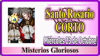 Santo Rosario de hoy EN VIVO miércoles 23 de octubre🌼 MISTERIOS GLORIOSOS 🌼 Rosario a la Virgen [upl. by Inavoig]