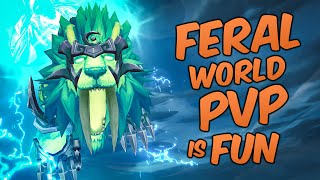 Feral Druid World PvP is FUN Dragonflight PvP [upl. by Swagerty]