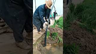 Underground seepage hose Installation process [upl. by Airres]