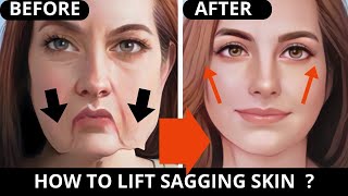 HOW TO LIFT SAGGING JOWLS WITHOUT SURGERY  PREVENT JOWLS ON THE FACE [upl. by Shafer]