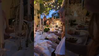 Dinner decoration with flowers and candles wedding birthday event miami florida [upl. by Layney]