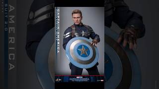 Captain America  Stealth STRIKE Suit 20 HotToys Announcement PostHotToysOfficial marvel [upl. by Burley]