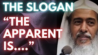 Shaykh Al Usaymi Debunks The Slogan The Apparent Of The Evidence [upl. by Irmina]