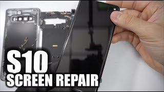 Take Apart amp Replace Screen  Samsung Galaxy S10 Screen Repair [upl. by Otilopih547]