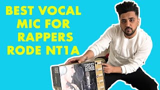 RODE NT1A  Unboxing amp Review In Hindi  Best Vocal Mic For Rappers   KnowHipHop  Episode 5 [upl. by Ettenhoj885]