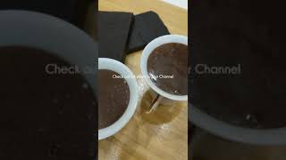 Shorts myfirstshorts How to make Ragi Hot Dark Chocolate Recipe [upl. by Stannwood]