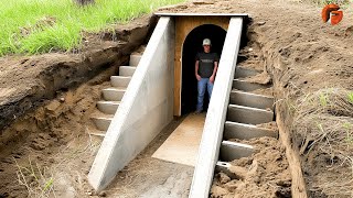 Man Builds Underground Storm Shelter  Start to Finish Build By tickcreekranch [upl. by Bihas]