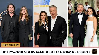 Hollywood Famous Celebrities Who Married Normal People  NonCelebrities  Holy Wood TV [upl. by Shirley538]