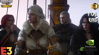 Geralt E3 2014  Ostatnie przygotowania  NEXTGEN【Wiedźmin 3 mody】【The Witcher 3 Mods】【4K60FPS】 [upl. by Delmore]