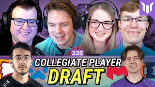 COLLEGIATE PLAYER DRAFT ft Kenobi TinyShiny Twinsalty Reinforce — Plat Chat Overwatch 226 [upl. by Leboff]