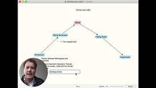 Freytags Pyramid Using Scapple to Create Your Plot Structure Story Structure Tips [upl. by Carmelia638]