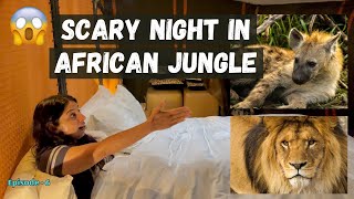 Our Scary Night Experience In African Jungle Tent With Animals Luxury Jungle Tent Tour In Africa [upl. by Suez]