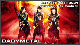 BABYMETAL  Knotfest Brasil 2024  20102024 [upl. by Dowzall83]