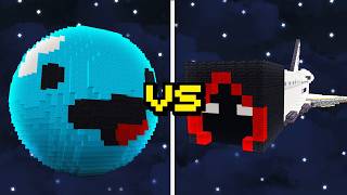 Skeppy vs BadBoyHalo SPACE House Battle  Minecraft [upl. by Surad352]