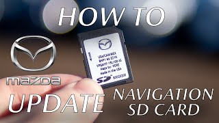 How To Update MapsNavigation SD Card North America  Park Mazda [upl. by Ramo845]