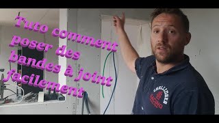 TUTO bande à joint  Comment réalise des joints de placo sans difficulté  inratable [upl. by Hogarth115]