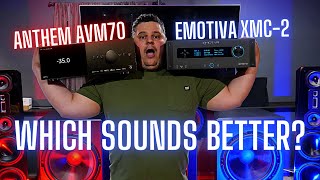 Sound Demo Comparison EMOTIVA VS ANTHEM AVM70 vs XMC2 INDEPTH Comparison [upl. by Jonis700]