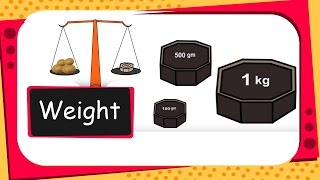 Maths  Measurement Weight  English [upl. by Seema850]