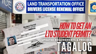 LTO STUDENT PERMIT UPDATED REQUIREMENTS NEW PROCESS EXPENSES amp Stepbystep Guide TAGALOG [upl. by Dayna61]