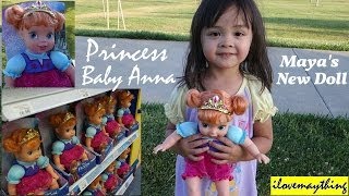 Unboxing Baby Anna  Disney FROZEN Toy Doll [upl. by Eidac]