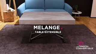 Table relevable et extensible MELANGE  La Maison Convertible [upl. by Zhang839]