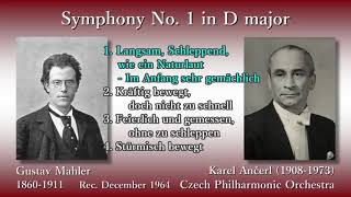 Mahler Symphony No 1 Ančerl amp CzechPO 1964 マーラー 交響曲第1番 アンチェル [upl. by Verdie885]