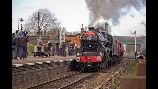 Great Central Railway  Winter Steam Gala starring 7802 Bradley Manor  Sunday 27th January 2019 [upl. by Divadnhoj361]