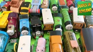 Thomas Collection Wooden Railway train toys for children 托马斯小火车 [upl. by Llenol4]