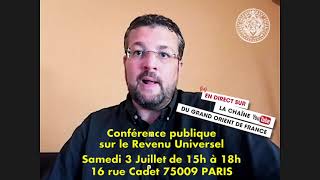 Conférence publique le 3 juillet 2021 Présentation par Nicolas DUFRÊNE [upl. by Tsirhc]