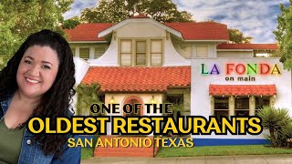 Visiting one of the Oldest Restaurants in San Antonio Texas I La Fonda on Main [upl. by Aicat]