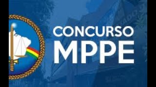 Concurso MPPE 2018 [upl. by Ebony]