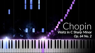 Chopin  Waltz in C Sharp Minor Op 64 No 2 Piano Tutorial [upl. by Petes]