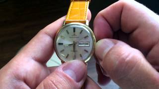 Changing day date on a Jaeger Lecoultre automatic watch [upl. by Vachel]