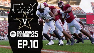 Disaster Strikes  College Football 25 Vanderbilt Dynasty  EP10 [upl. by Atinaw]