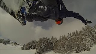 Riding Powder with Pat Burgener  CransMontana 2015  Freeski POV Series [upl. by Ahsuoj219]