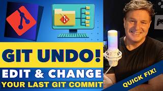 How to EDIT UNDO or CHANGE the last Git commit message with AMEND [upl. by Hertz]