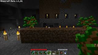 Minecraft Tutorials  29  How to Survive amp Thrive Underground Tree Farm [upl. by Ahsiekyt]