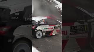 Ogier SPINS With Puncture on Snow 👀 [upl. by Esmerelda]