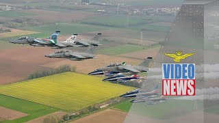 La cerimonia di phase out del velivolo AMX  Video News Aeronautica Militare [upl. by Link564]