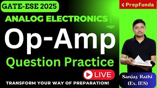 🎯GATE amp ESE 2025 ECEEIN ANALOG Question Practice Series OpAmp⌛gate2025 gatepreparation [upl. by Arhsub166]