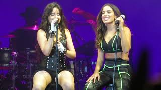 Camila Cabello e Anitta  ParadinhaReal Friends NBTSTourSaoPaulo [upl. by Ymer662]