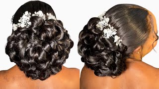 Elegant Bridal Hairstyle Step By STEP  Detailed Tutorial [upl. by Christan250]