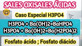 Sales Oxisales ÁcidasReacción de formaciónFosfato diácido de Bario salesoxisalesácidas química [upl. by Llimaj]