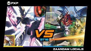 PXP Zaandam Locals Digimon BT16 Mastemon vs Imperialdramon [upl. by Nevar395]