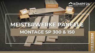 MeisterWerke Wandpaneele SP 300150wie ein Profi montieren [upl. by Aihtibat761]