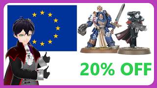 the BEST place in EUROPE to get Cheap Warhammer 40k miniatures [upl. by Eelarac485]