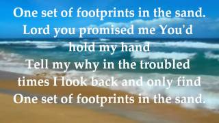 WHISPERS OF MY FATHER  FOOTPRINTS IN THE SAND by Cristy Lane with lyrics [upl. by Abehsile]